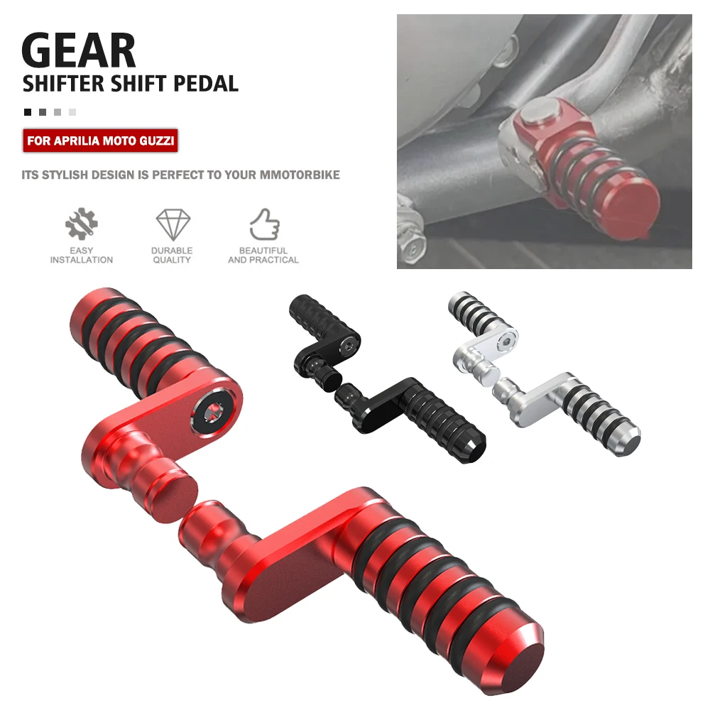 

Rear Brake Pedal Gear Shift Lever Toe Pegs FOR APRILIA Caponord 1200 Rally Travel Pack Mana GT Dorsoduro Shiver 1200 900 750