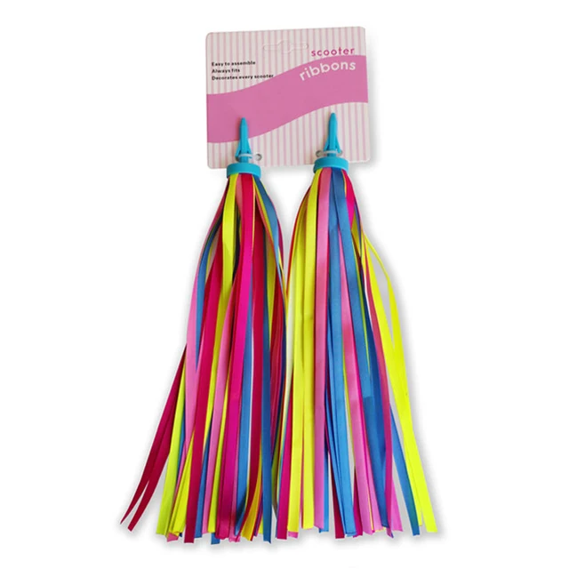 New Bicycle Handlebars Colorful Streamers Children Cycle Bike Balance Scooter Retro Tassels Ribbons Accessories Kids Girls Boy 4