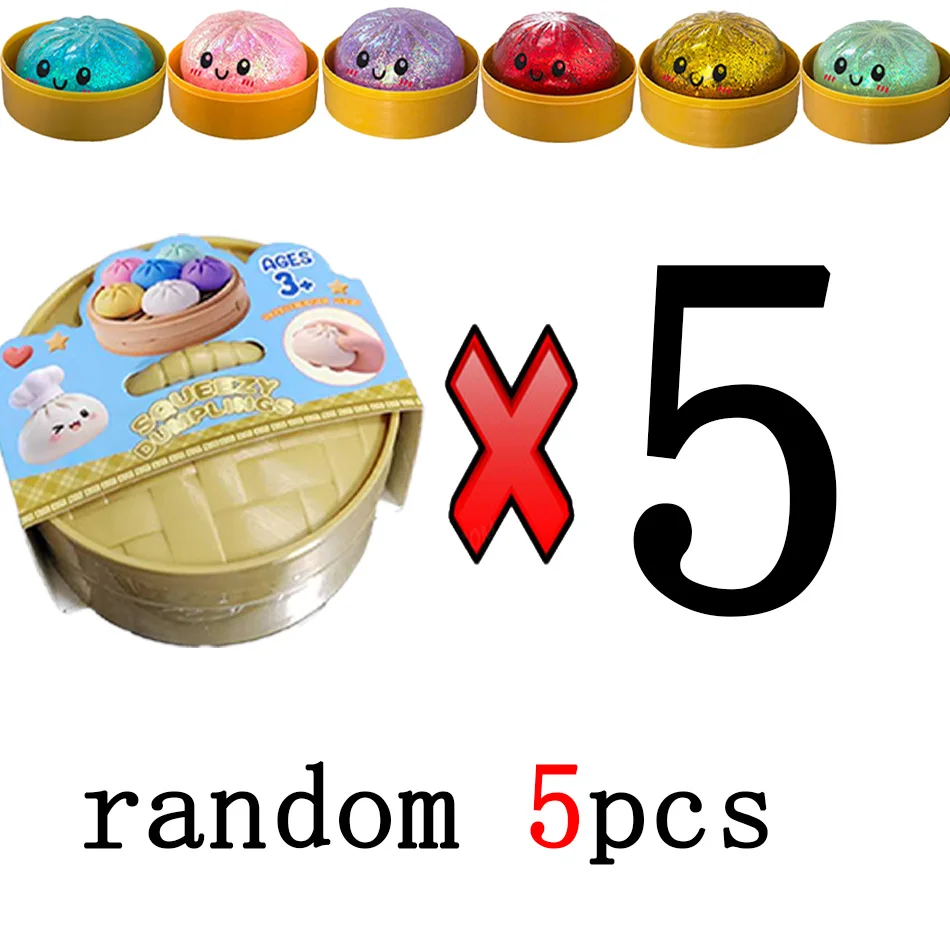 Dumpling Squishy Mysteries: Stress Relief Fidget Toy & Party Gift