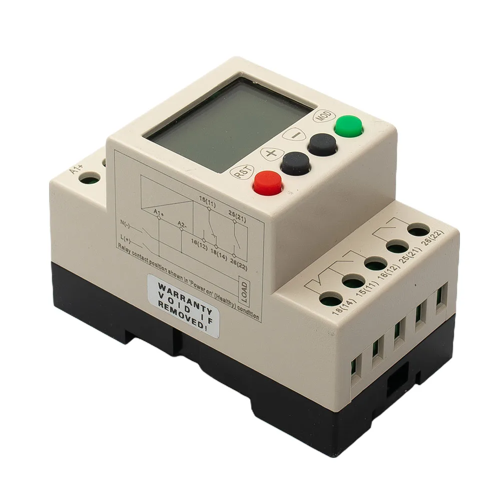 

1pcs Under-voltage Relay 50/60Hz AC/DC 24V-48V AD48 AD220 LCD Overvoltage Protector SVR1000 Standard Brand New