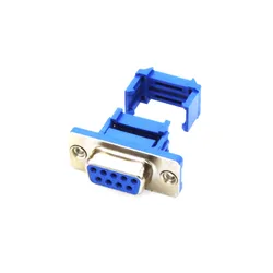 Conector de Cable plano para puerto paralelo D-SUB DB9 Famale IDC, 50 unidades