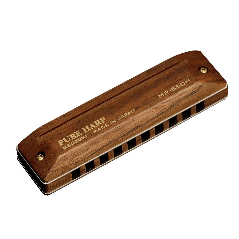SUZUKI Harmonica 550H 10 Holes 20 Tunes Key of C for beginner adults kids gift