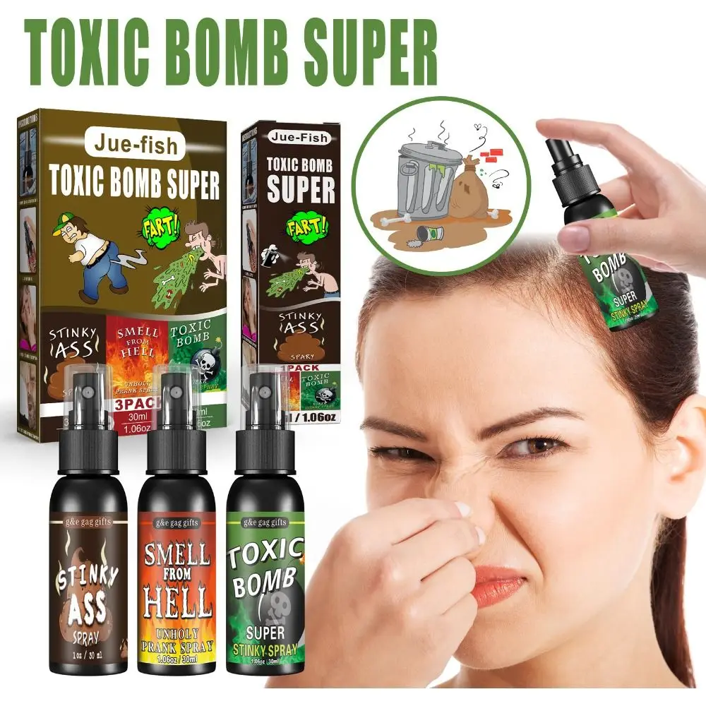 

1PC Fart Spray Extra Strong Stink Prank Stuff Joke Toys Spoof Spray Party Gags Tricks Spray Supplies Funny Toy For Adults Kids