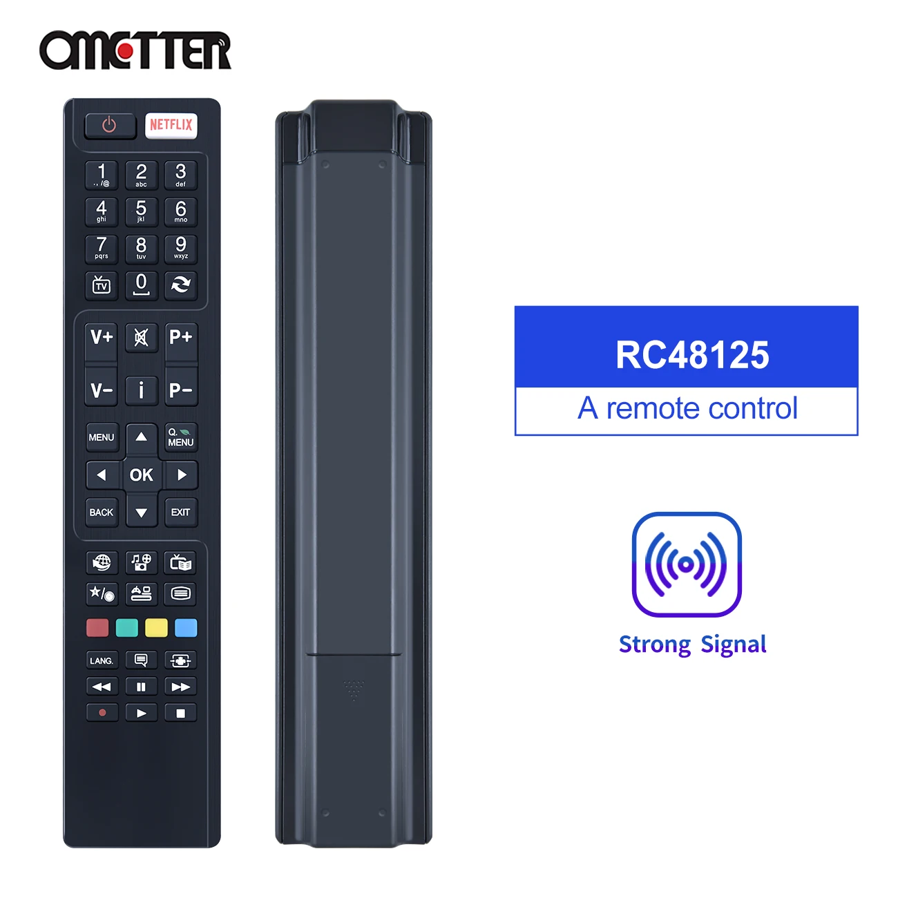 Telecomando TV RE-FLIX Ready-to-Use compatibile con