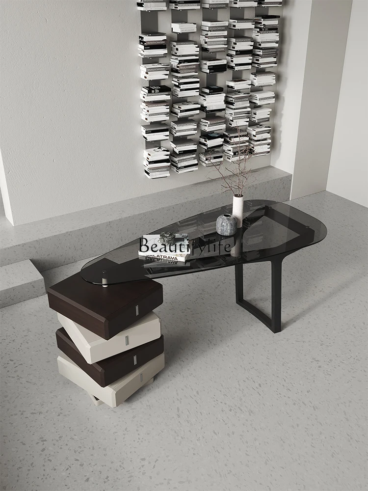 

French Retro Desk Computer Desk Simple Style Modern Writing Desk Designers Modern Simplicity