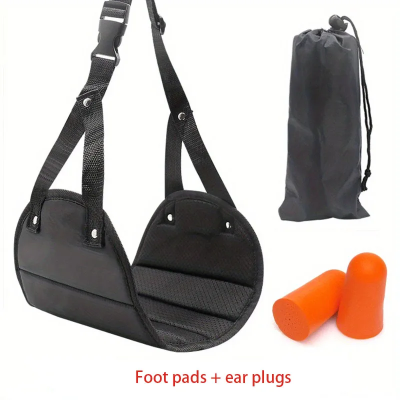 Compact Travel Foot Hammock for Enhanced Comfort