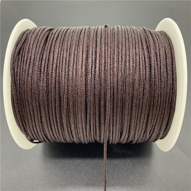 Nylon Cord Thread Chinese Knot Macrame Cord Bracelet Braided String DIY Tassels Beading For Shamballa Rope