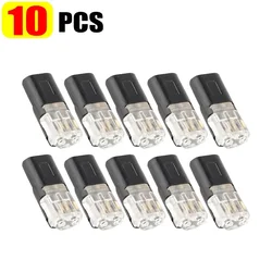 Dual Wire Waterproof Quick Connectors with Locking Buckle and Snap Clamp (10PCS)
