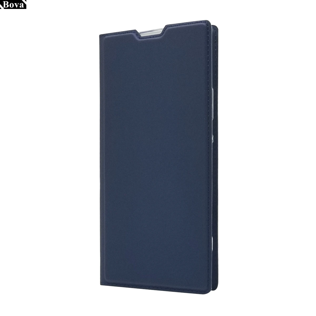 Magnetic Adsorption Flip Case with Card Holder and Matte Finish