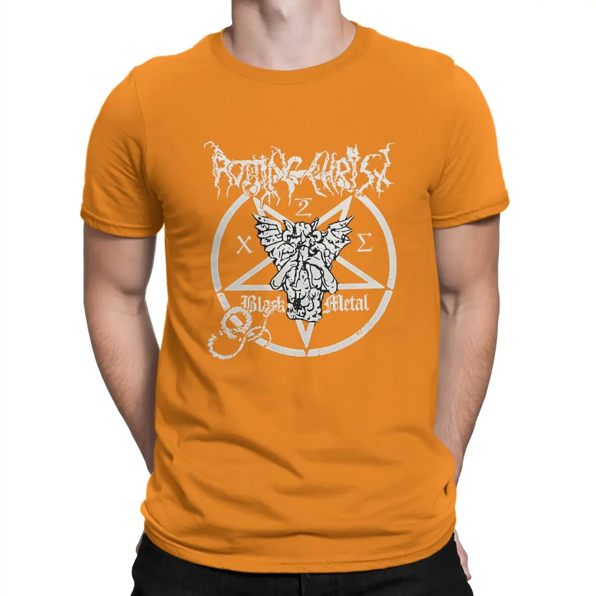 thumbnail image 1 of Camiseta con el logo de la banda, de algodón, vintage, para hombre, cuello redondo, de manga corta, para fiesta, 1 of 7