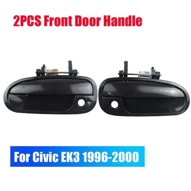2PCS / LOT Front Rear Car Outside Exterior Door Handle For Honda Civic EK3 1996 1997 1998 1999 2000
