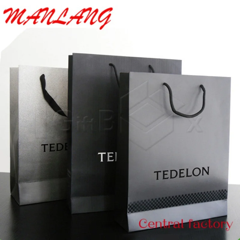 

Custom Luxury Custom Printed Laminated Shopping Gift Packaging Paper Bag With Your Own Logo
