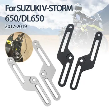 스즈키 V-STROM 650 DL650 Vtrom650 Dl 650 2017 2018 2019 용 오토바이 윈드 스크린 조절기, CNC 알루미늄 윈드 실드 브래킷
