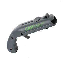 Beer Bottle Cap Launcher Opener - Fun Party Bar Tool (Grey)