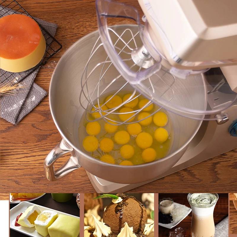 2200W Electric Milk Frother Cake Flour Dough Mixer Food Bread Stand Mixer Maker Chef Machine  Egg Beater 6 Speed Whisk 5