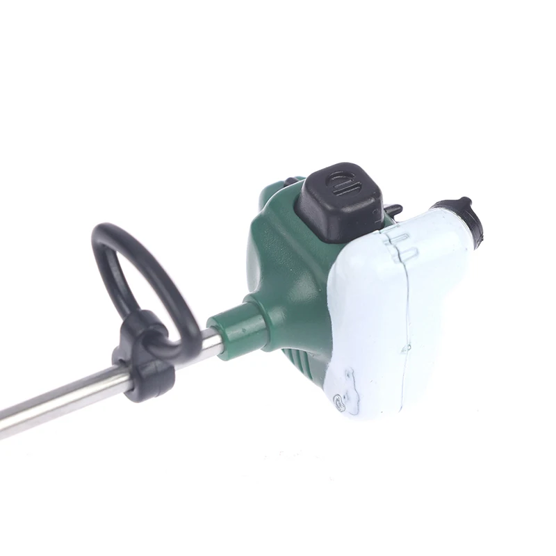 1PC Simulation Repair Tool Saw 1:12 Dolls Houses Miniature Chain Saw Lawn Mower Garden Decor Furniture Accessories Pretend Toys