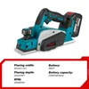 ONEVAN 30000RPM Brushless Electric Planer Cordless DIY Furniture Cutting Tool Power Planer Woodworking For Makita 18v Battery 2