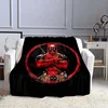 MINISO Marvel Deadpool Pattern Blanket Warm Soft Fluffy Kids and Adult Sofa Bed Throw Blanket Outdoor Travel Camping Sheet Gift 4