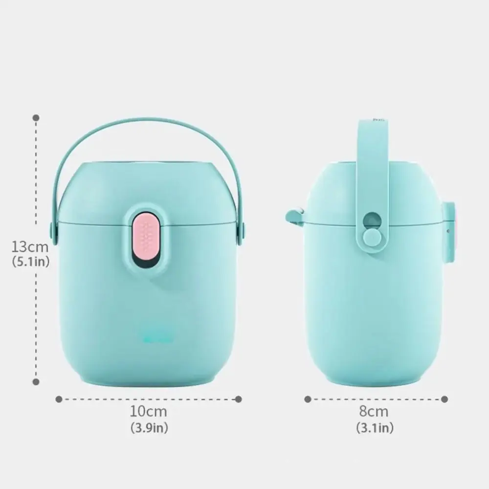 Portable Infant Milk Powder Box Large-Capacity BPA Free Baby Food Storage Box Spoon Separation Sealed Storage