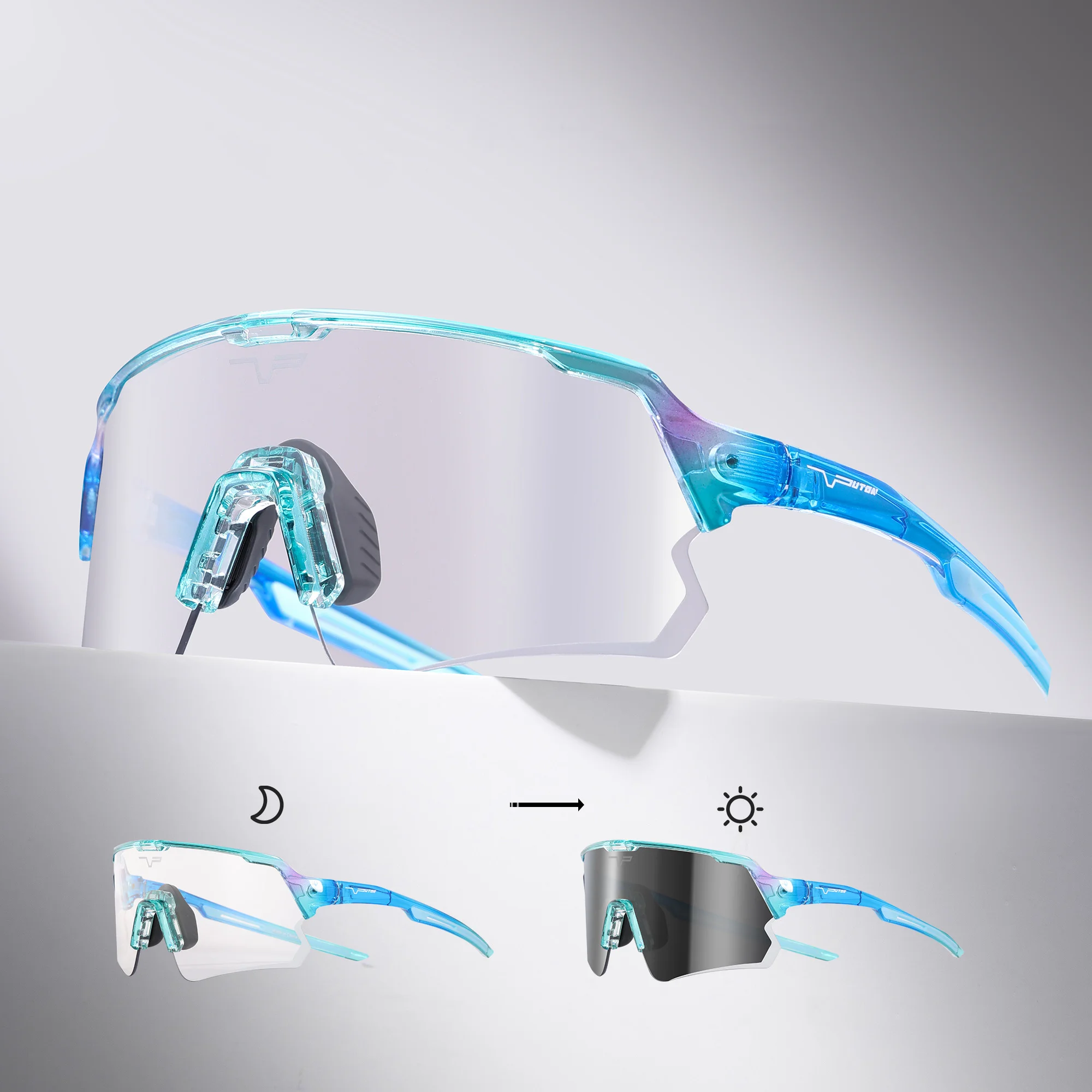 Photochromic Outdoor Sports Sunglasses