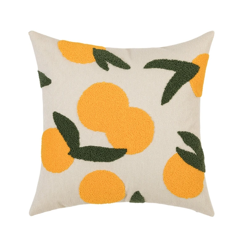 

Марокканская тканая подушка с оранжевыми фруктами для чехла Подушка с рисунком вазы в скандинавском стиле Co