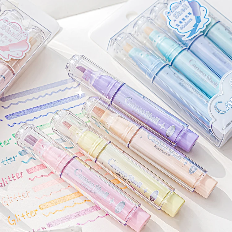 Muji Style Color Burst Pens: 12 Pack