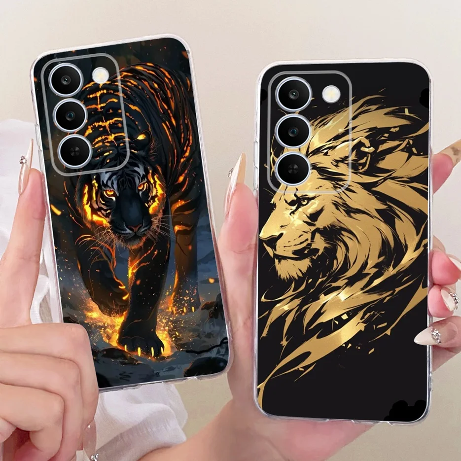 Cool Robot Animal Painted Soft Slim Phone Case