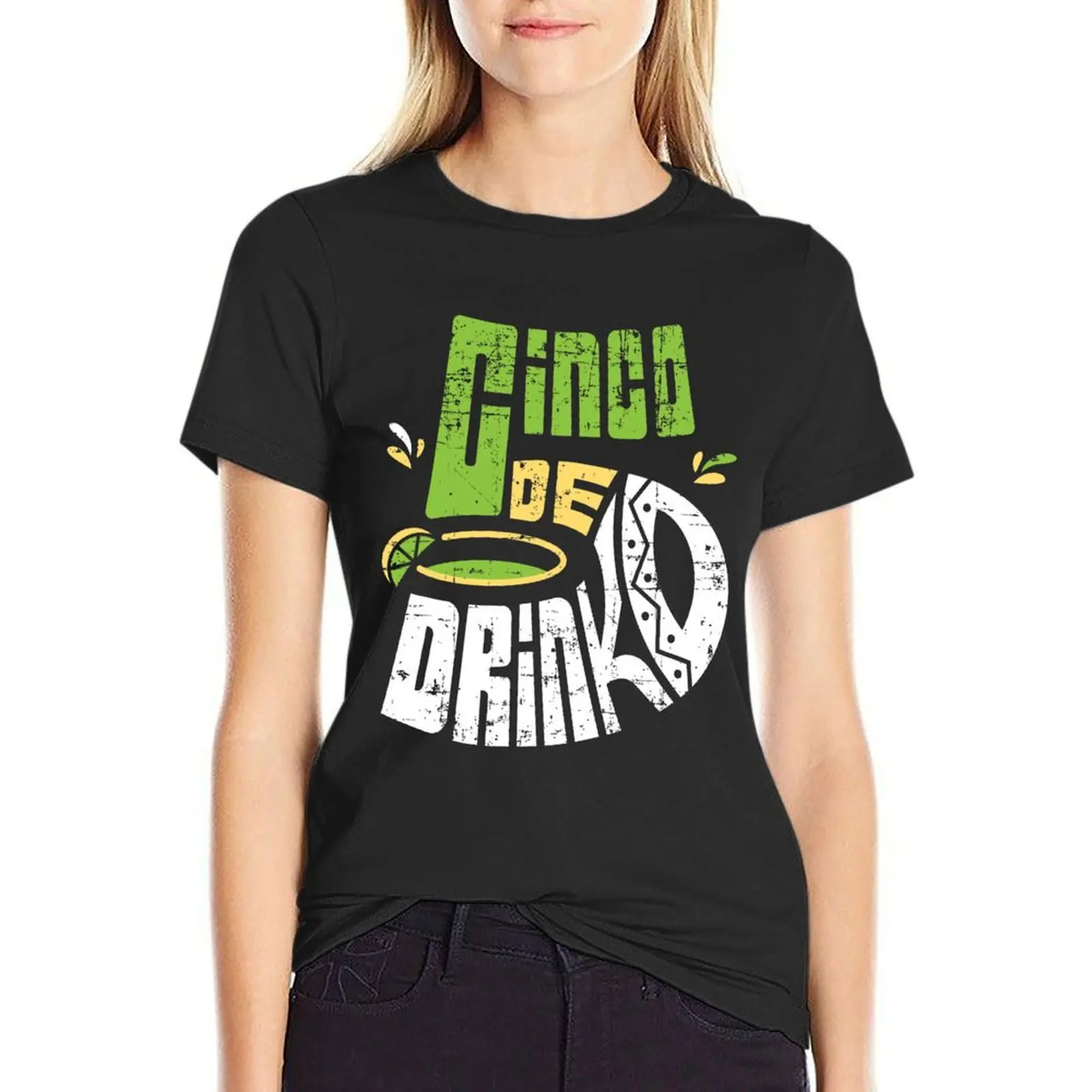 Cinco de Mayo Shirt Cinco De Drinko Funny Mexico Trip Party T-Shirt customizeds vintage Women t-shirts