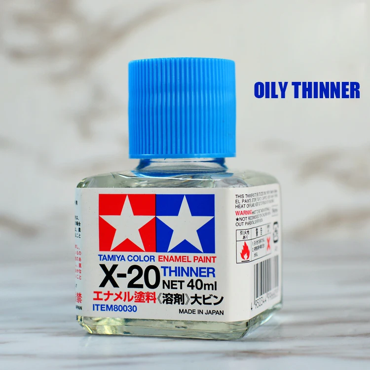 Tamiya Craft Tools 80030 ; X-20 Enamel Paint Thinner (40ml) For Model Kit