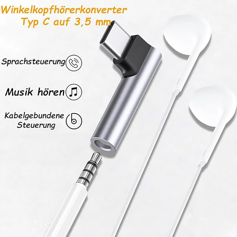 Universal USB C to 3.5mm Audio Jack Headphone Adapter