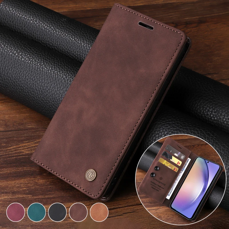 

Wallet Magnetic Leather Case For Samsung Galaxy S23 Plus S22 Ultra S21 FE S20 FE A71 A54 A53 A51 A34 A33 A32 A23 A14 A13 A12 A04