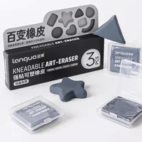 Kneaded Eraser, 3 Pack, Grey, Kneaded Erasers for Artists, Art Eraser, Kneadable Erasers, Back to School Supplies 6