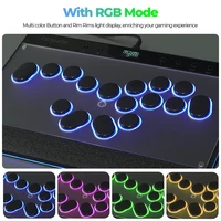Haute42-COSMOX C16S Leverless Controller Joystick Hitbox For Switch Steam Ps4 Ps5 Magnetic Acrylic Panel Arcade 1.5U Keycaps - Image 6