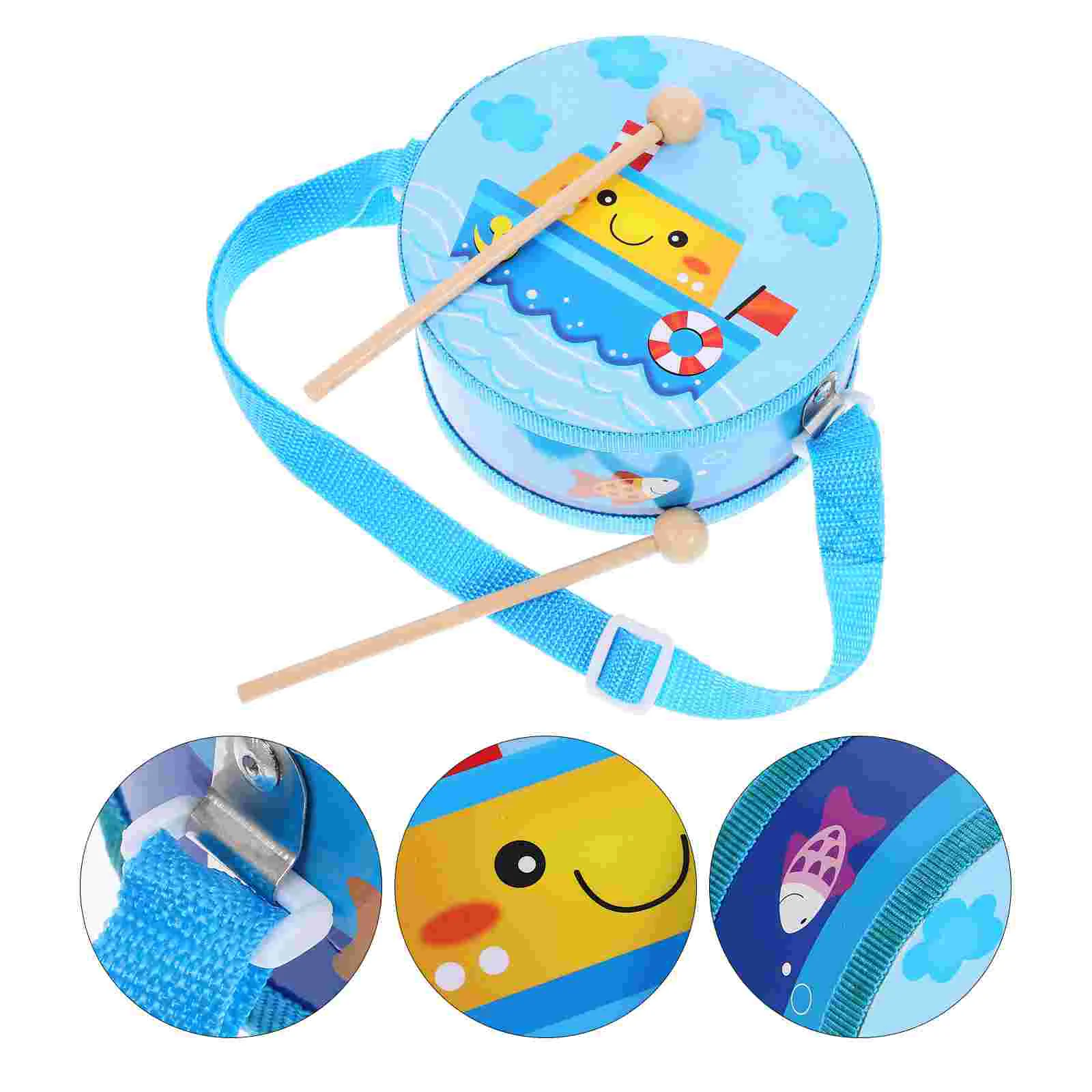 

1 set of Kids Drum Children Toddler Toys Educational Musical Instrument Toys