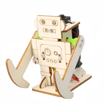 Kit Robot Camminante Fai-da-Te per Bambini - Giocattolo Educativo STEM, Esperimento Scientifico e Puzzle di Assemblaggio per Studenti delle Scuole Elementari