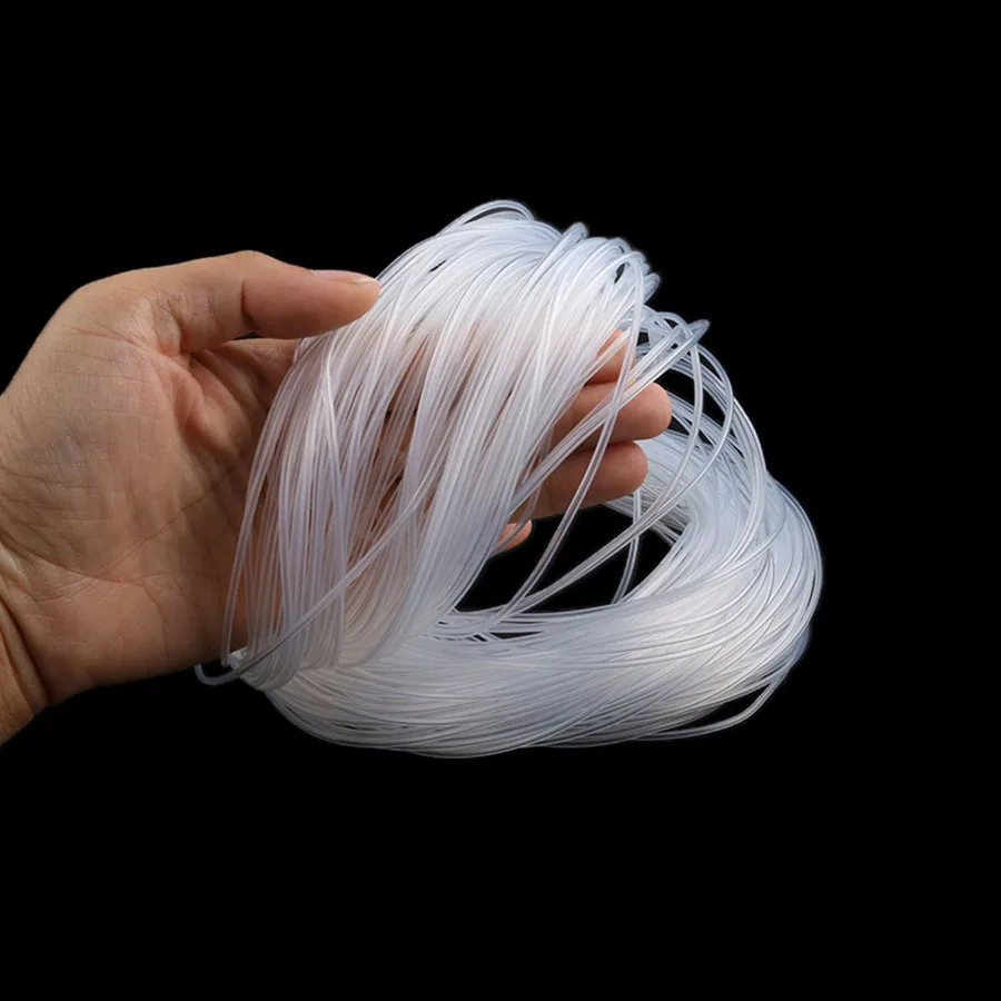 Food Grade Silica Capillary Transparent Silicone Hose ID 0.5-4mm / OD 1-8mm Flexible 5M
