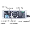 DC5V 0.28 Inch Colorful LED Rhythm Light Production Kit, Voice-activated Digital Clock, Electronic DIY Welding 6