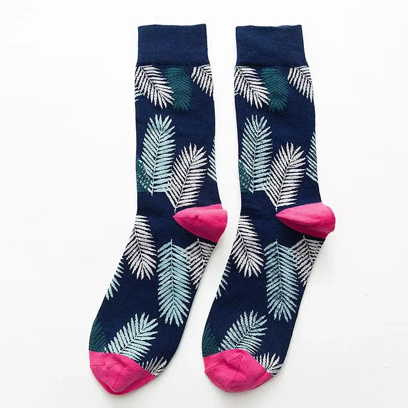 Fashion Wild Animals Tiger KingKong Flamingo Unisex Men Happy Socks Street Skateboard Harajuku Funny Boys Male Cotton Sox 5