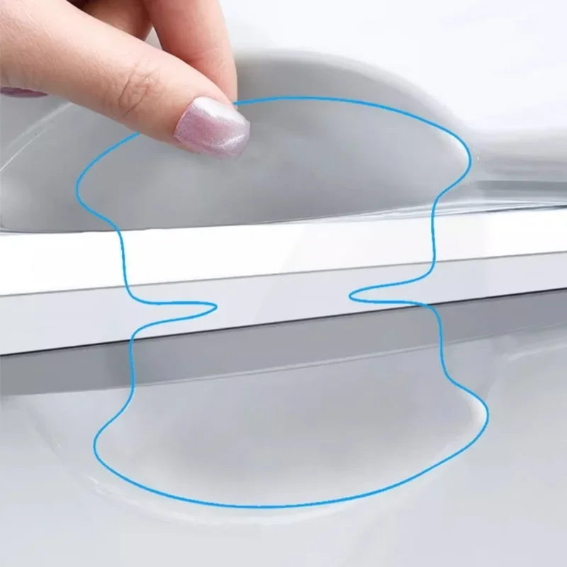 Invisible Car Door Bowl Handle Protective Sticker Anti-collision Scratch-resistant Protection Clear Strip Stickers Car Decals car stickers,car door stickers,car reflective stickers,car reflective tape sticker,carbon fiber car stickers