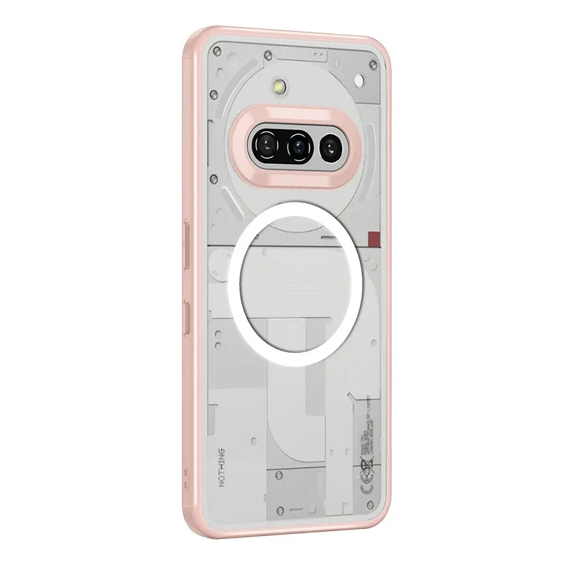 ELVEV Shockproof Crystal Clear Magnetic Case with Lens Protection