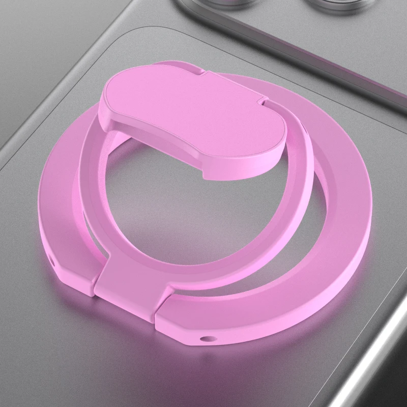Dual-Sided Magnetic Phone Ring Holder and Kickstand - Portable and Folding Phone Stand