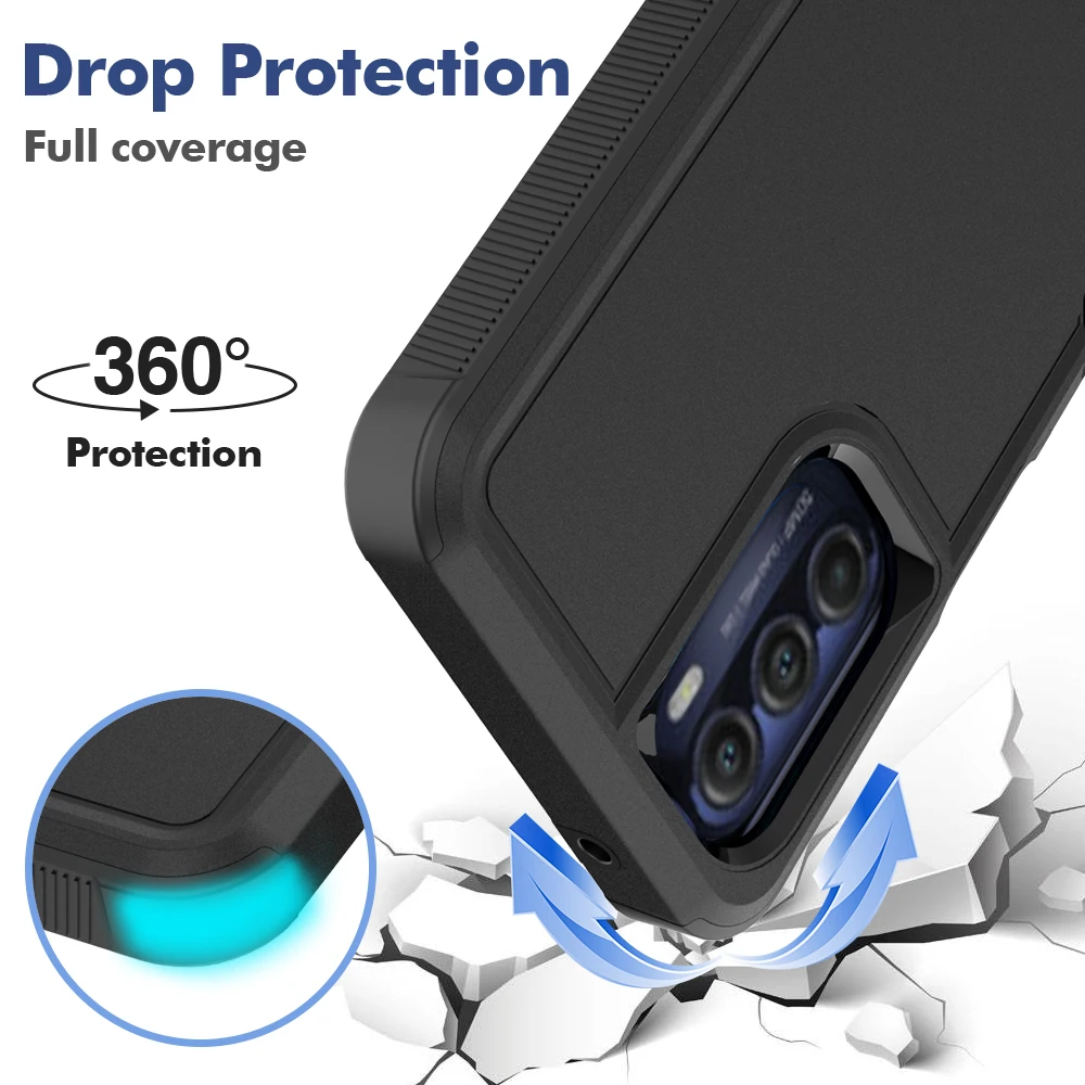 Fashion Armor Dual-Layer Shockproof Case with Hybrid Shell Protection