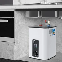 Mini chauffe-eau électrique de 1500 W, système d'eau chaude instantanée avec réservoir de 1,76 gallon pour cuisines, armoires, camping-cars, bars 1