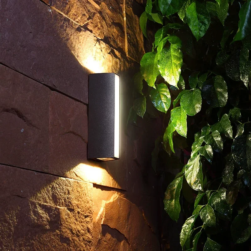 LED 야외 벽등 현대식 방수 IP65 빌라 현관 정원 파티오 외부 벽 램프 차고 문 앞 방수 램프