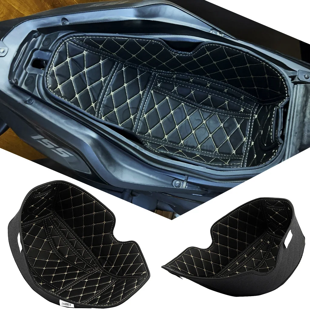 Sedili E Panche Per Scooter Pad Per Yamaha Nvx155 / Aerox155 2016-2024 Scatola Portaoggetti Per Sedile Accessori Per Rivestimento Silenzioso Impermeab