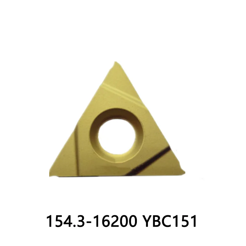 100% Originale 154.3-16200 Ybc151 Inserti In Metallo Duro Tornitura Lama Taglio 10 Pz Utensili In Metallo Utensili Tornio Tornio Utensile Cnc