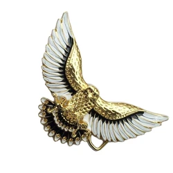 Y1UB Vintage Eagle Belt Replacements Buckle for Adult Teens Waist Belt DIY Unisex