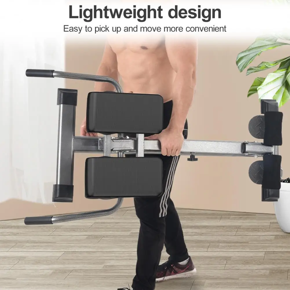 1Pc Back Extension Bench Waist Extension Workout Hyperextension Roman Chair Iron Buttocks Machine Sit Up Gym Bench for Men Women