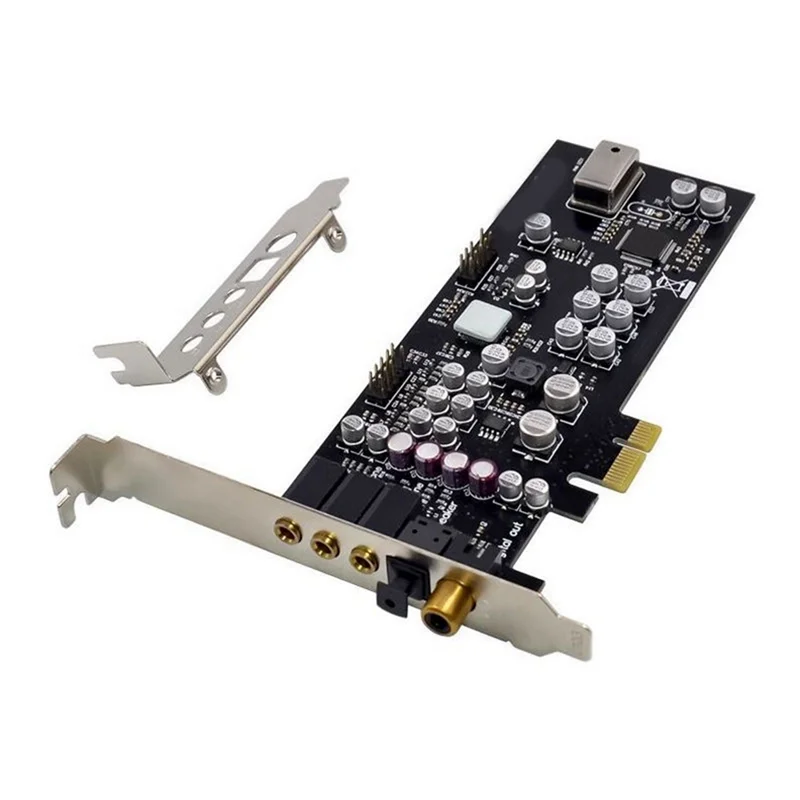 BNGF-PCIe X1 CM8828 7.1CH E-Sports Video Live Broadcast Lossless Dts Sound Card Fiber Optic Coaxial Sound Card Module