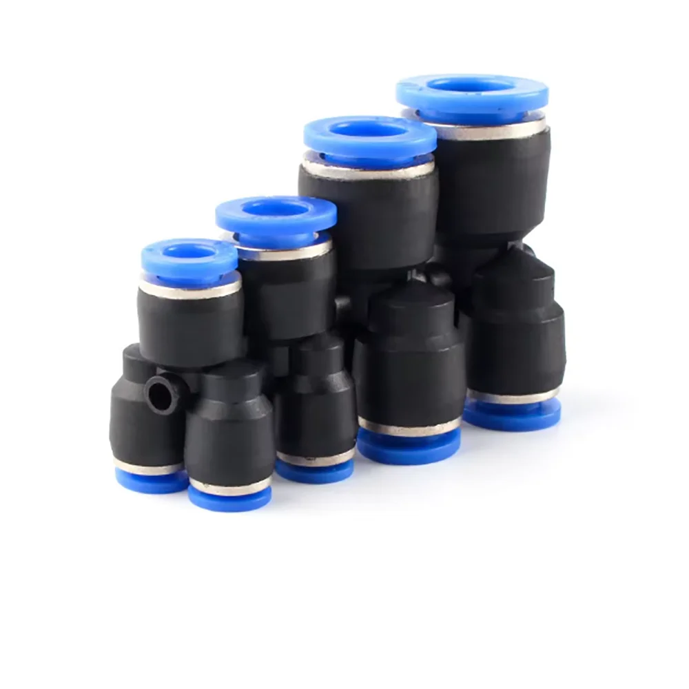 Pipe Fittings Plastic Pneumatic Connector Fitting Quick Push For Air Water Connecting PY PW Connect4mm 6mm 8mm 10mm 12mm Y Shape